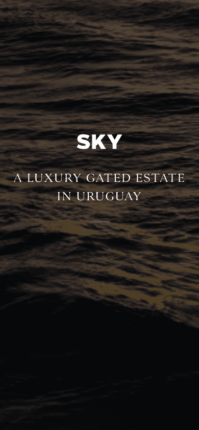 Sky Luxury Estate — vista mobile del sitio